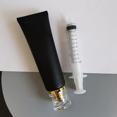 50ml Empty Cosmetic Tube with Syringe Soft Tube Container Bottle