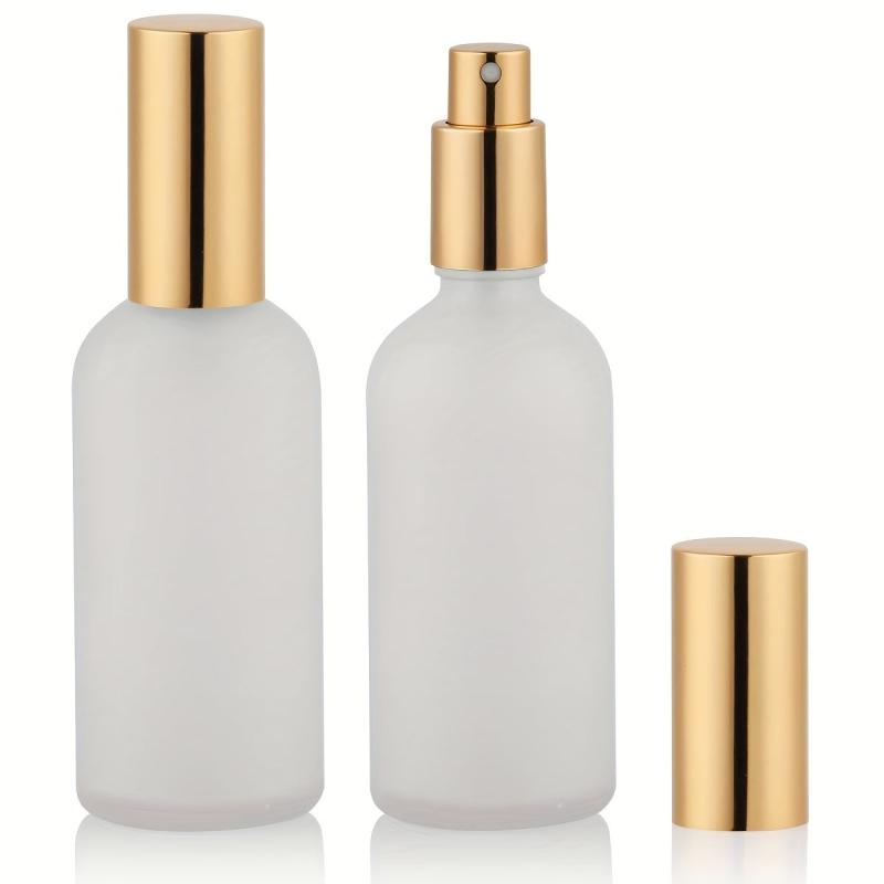 2pcs 100ml Frosted Glass Spray Bottles