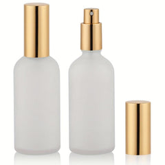 2pcs 100ml Frosted Glass Spray Bottles