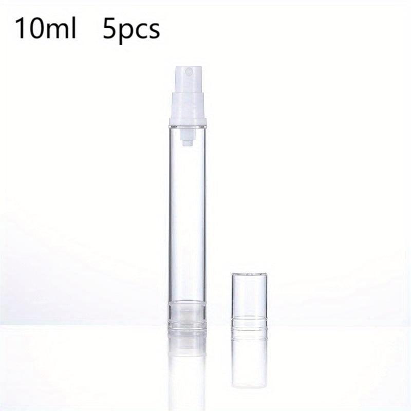 5pcs Vacuum Spray Pump Bottles Clear Cosmetic Sample Travel Container