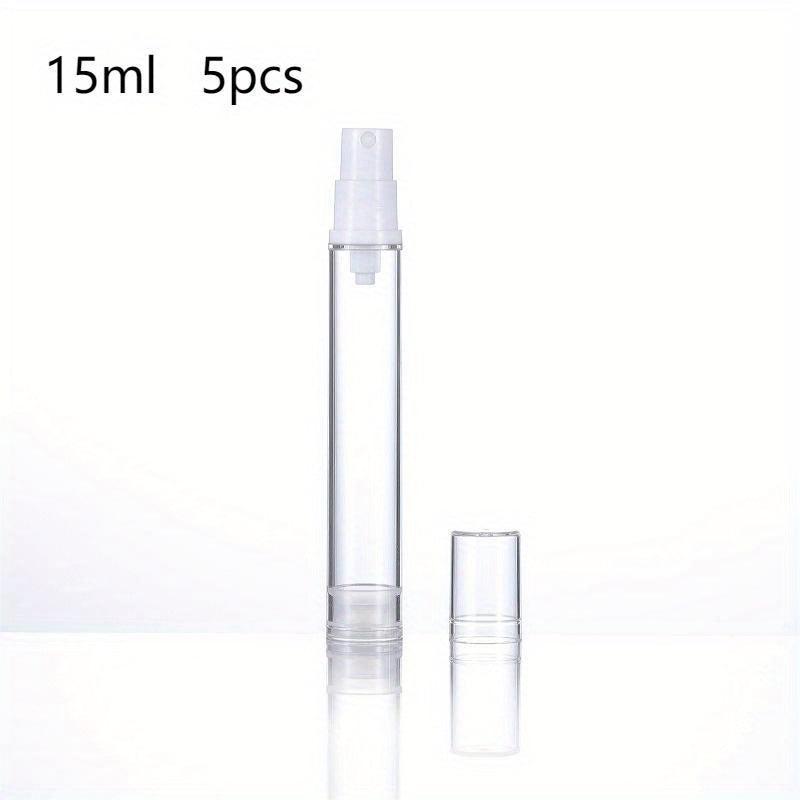 5pcs Vacuum Spray Pump Bottles Clear Cosmetic Sample Travel Container