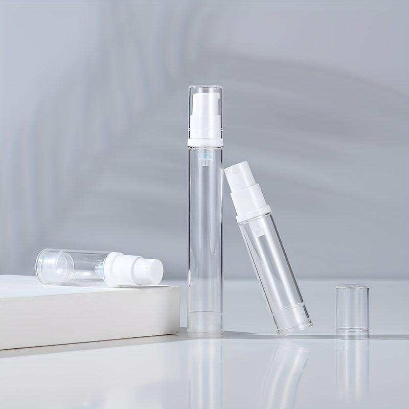 5pcs Vacuum Spray Pump Bottles Clear Cosmetic Sample Travel Container