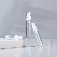 5pcs Vacuum Spray Pump Bottles Clear Cosmetic Sample Travel Container