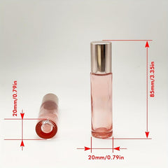 Empty Roll On Bottle with Steel Roller Ball