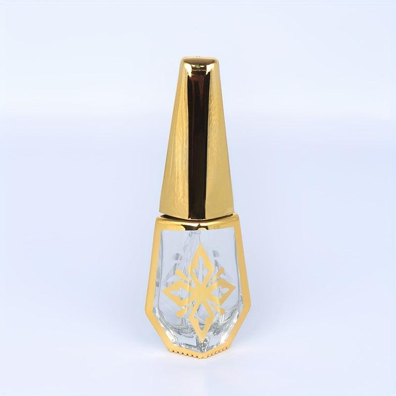 Empty Golden Perfume Spray Bottle Decorative Reusable Atomizer