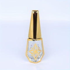 Empty Golden Perfume Spray Bottle Decorative Reusable Atomizer