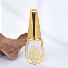 Empty Golden Perfume Spray Bottle Decorative Reusable Atomizer