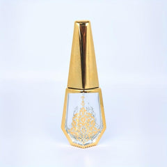 Empty Golden Perfume Spray Bottle Decorative Reusable Atomizer