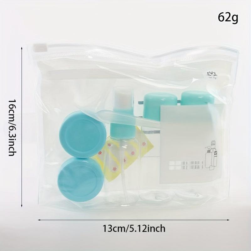 5pcs Leak Proof Travel Bottles Kit Toiletry Containers for Lotion Shampoo Cream