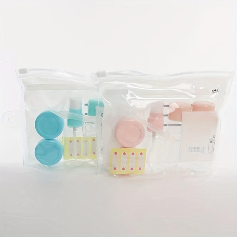 5pcs Leak Proof Travel Bottles Kit Toiletry Containers for Lotion Shampoo Cream