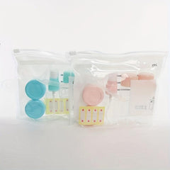 5pcs Leak Proof Travel Bottles Kit Toiletry Containers for Lotion Shampoo Cream