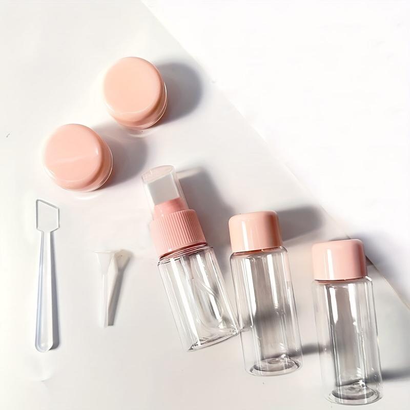 5pcs Leak Proof Travel Bottles Kit Toiletry Containers for Lotion Shampoo Cream
