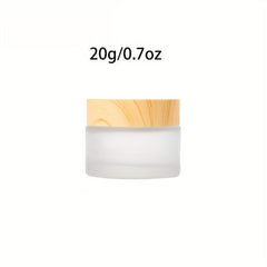 Travel Friendly Clear Cosmetic Jars and Bottles for Face Cream Lotion