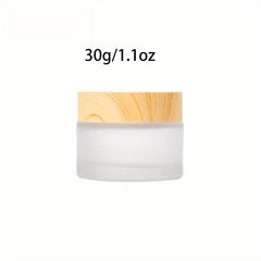 Travel Friendly Clear Cosmetic Jars and Bottles for Face Cream Lotion