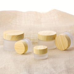 Travel Friendly Clear Cosmetic Jars and Bottles for Face Cream Lotion