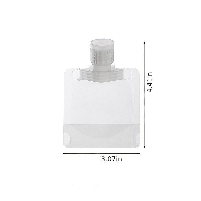 Leak Proof Travel Shampoo Bottles with Lids Portable Makeup Packing Bag