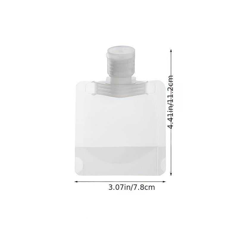 Leak Proof Travel Shampoo Bottles with Lids Portable Makeup Packing Bag