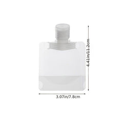 Leak Proof Travel Shampoo Bottles with Lids Portable Makeup Packing Bag