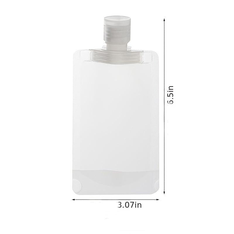 Leak Proof Travel Shampoo Bottles with Lids Portable Makeup Packing Bag