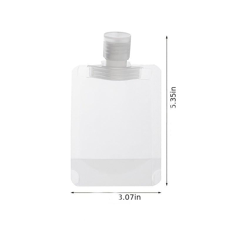Leak Proof Travel Shampoo Bottles with Lids Portable Makeup Packing Bag