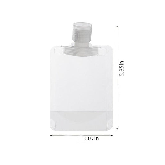 Leak Proof Travel Shampoo Bottles with Lids Portable Makeup Packing Bag