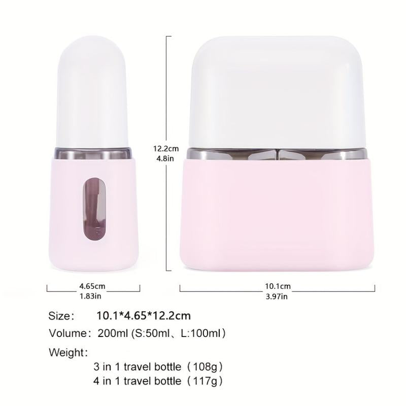 Travel Bottles Set Leak Proof Containers Toiletries Refillable Makeup Bottles