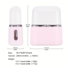 Travel Bottles Set Leak Proof Containers Toiletries Refillable Makeup Bottles