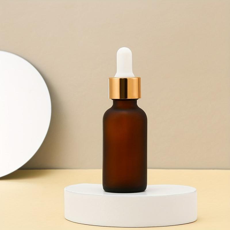 30ml Frosted Glass Eye Dropper Bottle Essential Bottles Bamboo Cap