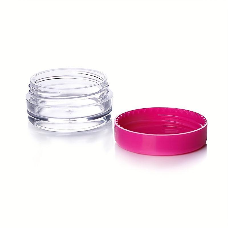 5pcs Clear Round Cosmetic Jars Empty Makeup Containers