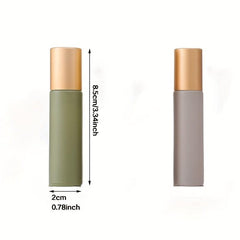 Refillable Glass Roller Bottle Essential Roll On Portable Perfume Dispenser 10ml