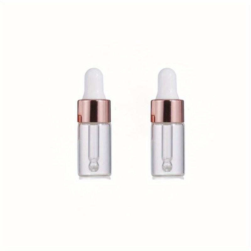 Clear Glass Dropper Vials Essential Oil Perfume Cosmetics 1ml 2ml 3ml 5ml Sizes