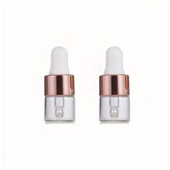 Clear Glass Dropper Vials Essential Oil Perfume Cosmetics 1ml 2ml 3ml 5ml Sizes