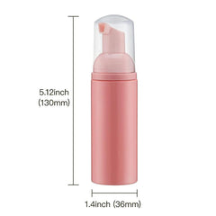 3 PCS 60ml Foaming Soap Bottle Travel Pink Pump