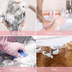 3 PCS 60ml Foaming Soap Bottle Travel Pink Pump