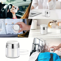 5pcs Airless Pump Dispenser Cream Vacuum Bottle Toiletries Travel Con