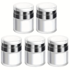 5pcs Airless Pump Dispenser Cream Vacuum Bottle Toiletries Travel Con