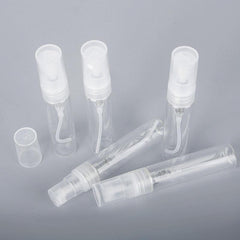 8pcs 3ml Mini Clear Glass Spray Bottle Refillable Perfume Atomizer for Travel