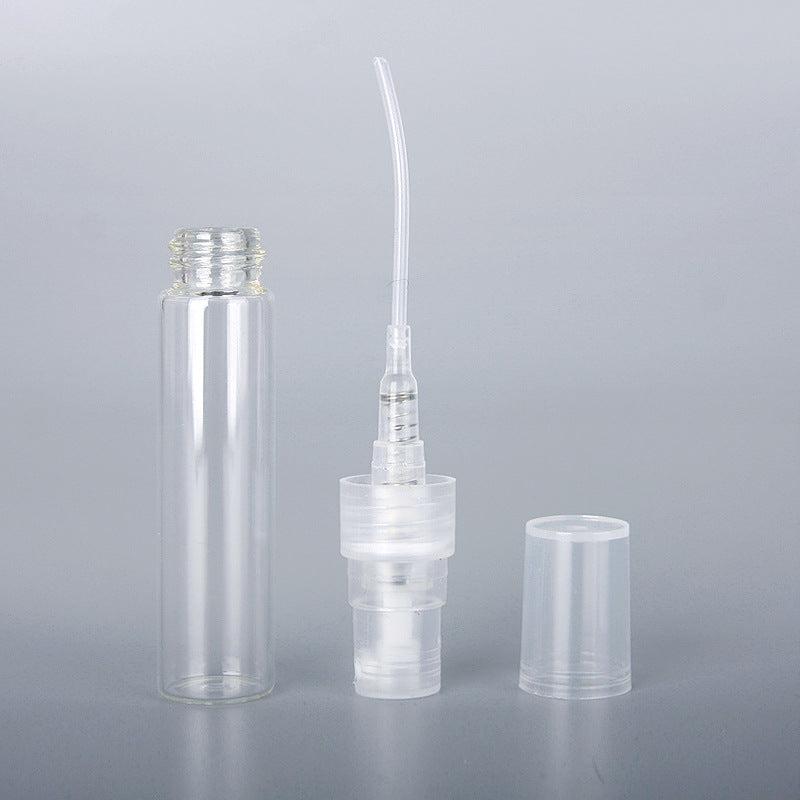 8pcs 3ml Mini Clear Glass Spray Bottle Refillable Perfume Atomizer for Travel