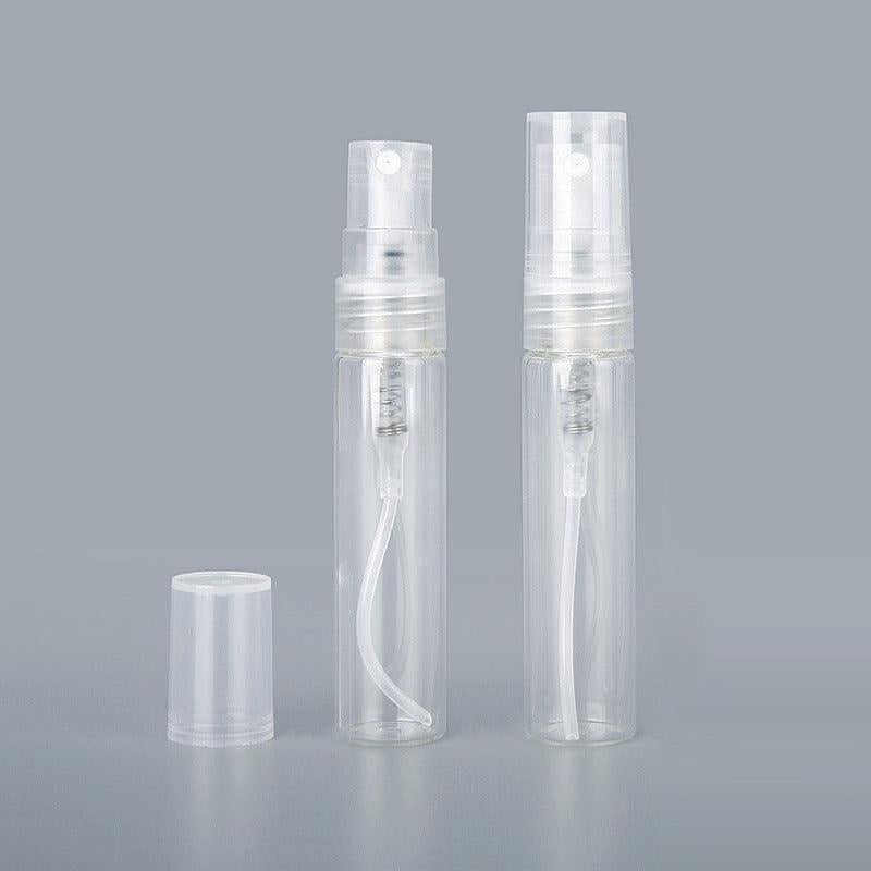 8pcs 3ml Mini Clear Glass Spray Bottle Refillable Perfume Atomizer for Travel