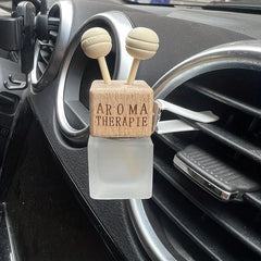 Car Air Outlet Perfume Bottle Clip Empty Square Glass Aromatherapy Diffuser