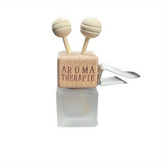 Car Air Outlet Perfume Bottle Clip Empty Square Glass Aromatherapy Diffuser