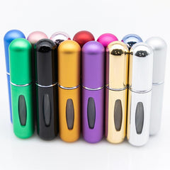 5PCS Mini Refillable Perfume Bottles Spray Pump Empty Atomizer Travel 5ml
