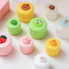 Portable Cartoon Bottle for Creams Pills Liquids Travel Trial Sizes