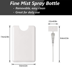 2Pcs 20ml Perfume Spray Bottles - Travel Portable Refillable Fine Mist Spray