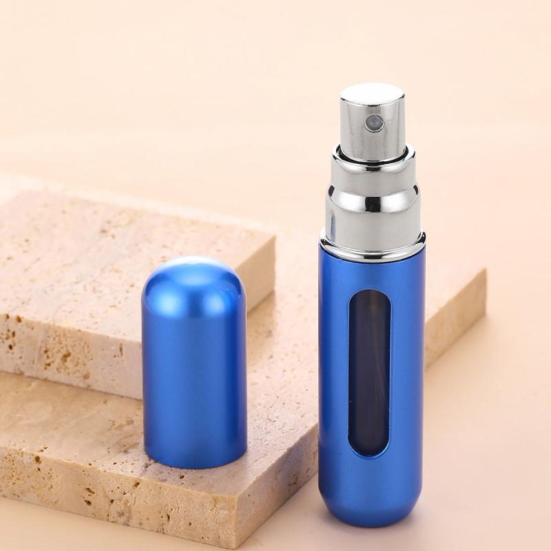 Refillable Perfume Atomizer Bottle 5ML, Travel-Sized Scent Pump Case