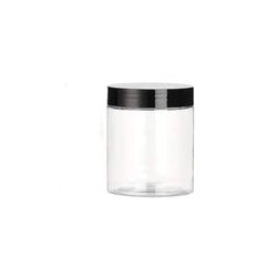 200ml 300ml Clear Plastic Jars with Lids for Cosmetics Storage