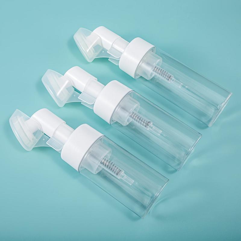 Empty Soap Foaming Bottle with Silicone Brush Head 100-120 ml