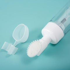 Empty Soap Foaming Bottle with Silicone Brush Head 100-120 ml