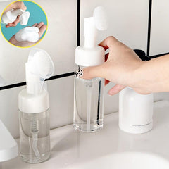 Empty Soap Foaming Bottle with Silicone Brush Head 100-120 ml