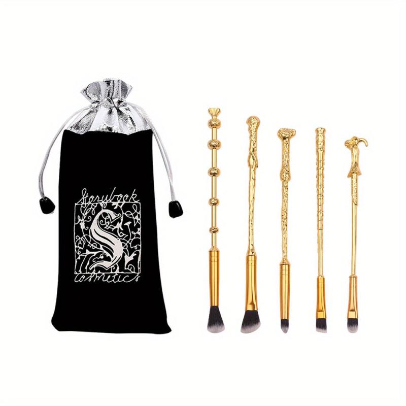 10pcs Silver Magic Eyeshadow Makeup Tools Set Gift For Girls